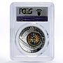 Belarus 20 rubles Sailing Ships Cutty Sark PR70 PCGS hologram silver coin 2011