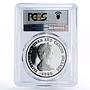 Turks and Caicos Islands 20 crowns Lord Mountbatten PR69 PCGS silver coin 1980