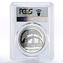 Georgia 3 lari BTC Oil Pipeline PR68 PCGS silver coin 2006