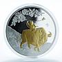 Cook Islands, 25 Dollars, Year of the Ox, Silver Proof Coin 2009
