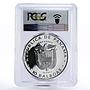 Panama 10 balboas Panama Canal Treaty PR69 PCGS (No Shield) silver coin 1978