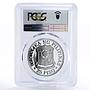 Philippines 25 piso Woman Holding Grain PR70 PCGS proof silver coin 1976