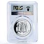 Jamaica 5 dollars N.W. Manley - Independence PR69 PCGS proof silver coin 1990