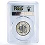 Jamaica 20 cents Trees Nature PR69 PCGS CuNi coin 1990