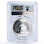 Kazakhstan 100 tenge Faisal Mosque Islamabad PR69 PCGS proof silver coin 2006