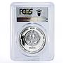 Nagorno-Karabakh 25000 dram Hero Monte Melkonian PR69 PCGS silver coin 1998