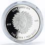 Chad 5000 francs Wildlife Mandala Lion proof silver coin 2018