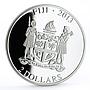 Fiji 2 dollars My Best Friend English Cocker Spaniel Dog silver coin 2013