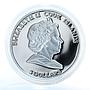 Cook Islands, 5 dollars, Lovely Kuma, Qom, 2010, Godfathers, Silver, Proof