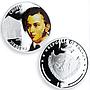 Palau set of 4 coins 200 Years to Frederic Chopin silverplated CuNi coins 2010