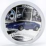 Tuvalu 1 dollar Lamborghini Countach colored silver proof coin 2006