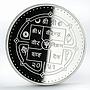 Nepal 2000 rupees Jubilee of King’s Accession colored silver coin 1996