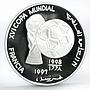 Sahrawi 1000 pesetas Football World Cup in France 1998 silver coin 1997