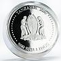 Tanzania 500 shillings Love Forever The Eternal Rose gilded silver coin 2020