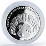 Benin 1000 francs Football World Cup in Brazil State Flags silver coin 2012