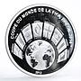 Benin 1000 francs Football World Cup in Brazil State Flags silver coin 2012