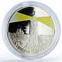 Congo 10 francs Lighthouse Ship Sea Rock Island colored silver coin 2006