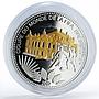 Congo 1000 francs Football World Cup in Brazil Players gilded silver coin 2012