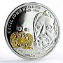 Cook Islands 10 dollars Financial Tycoons Cecil Rhodes gilded silver coin 2009