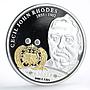 Cook Islands 10 dollars Financial Tycoons Cecil Rhodes gilded silver coin 2009