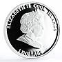 Cook Islands 5 dollars Tall Ships Sedov Ship Clipper silver coin 2008