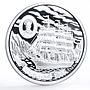 Cook Islands 5 dollars Tall Ships Sedov Ship Clipper silver coin 2008