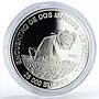 Ecuador 25000 sucres Balsawood Sailing Raft Ship proof silver coin 2002