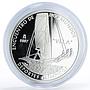 Spain 10 euro Olympic Sailing Vela Boat Ship proof silver coin 2007
