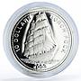 Liberia 10 dollars Clipper Gorch Fock Ship proof silver coin 2003