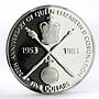 Solomon Islands 5 dollars Coronation Jubilee Royal Symbols silver coin 1983