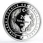 Turkey 20 lira First Turkish Nurse Esma Deniz Red Cross proof silver coin 2015