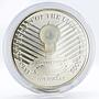 Niue 1 dollar 125th Anniversary of Thomas Edison silvered bronze coin 2005