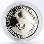 Bahrain 5 dinars World Wildlife Fund series Gazelle silver coin 1986
