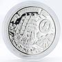 Cook Islands 5 dollars Tall Ships Kruzenshtern Ship Clipper silver coin 2008