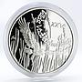 Hungary 500 forint World Wildlife Fund Montagu's Harrier Bird silver coin 1988