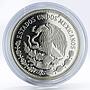 Mexico 50 pesos Football World Cup in Mexico Player proof silver coin 1985