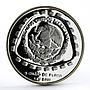 Mexico 10 pesos Toltec series Atlantes proof silver coin 1998