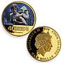 Niue set of 3 coins Star Wars Empire Strikes Back gilded CuNi coins 2020