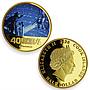 Niue set of 3 coins Star Wars Empire Strikes Back gilded CuNi coins 2020
