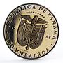 Panama 1 balboa President John Kennedy Statesman Bell Politics nickel coin 1988