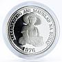 Philippines 25 piso Woman Holding Grain proof silver coin 1976