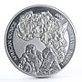 Rwanda 50 francs Family of Gorillas African Continent  silver coin 2008