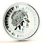 Australia 10 dollars Lunar Calendar series I Year of the Monkey silver coin 2004