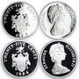 Bermuda set of 11 coins 375th Anniversary of the Settlement silver coins 1984