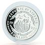 Liberia 5 dollars Formule One series Nigel Mansel proof silver coin 1992