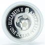 Australia 1 dollar 25 cents Holey Dollar & Dump FIFA World Cup silver coin 2006