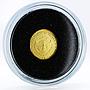 Palau 1 dollar Brutus Denarius gold coin 2009