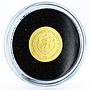 Palau 1 dollar Germanicus Dupondius gold coin 2009