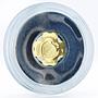 Palau 1 dollar Four Leaf Clover Luck colored gold coin 2009