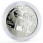 Somali 10000 shillings Endangered African Fauna Oryx Dammah silver coin 1998